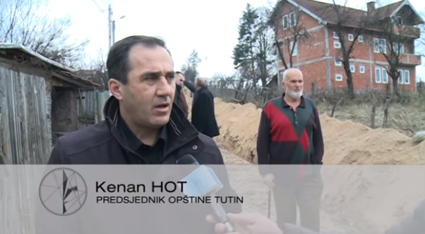 Predsjednik opštine Tutin sa svojim saradnicima obišao radove na izgradnji cjevovoda